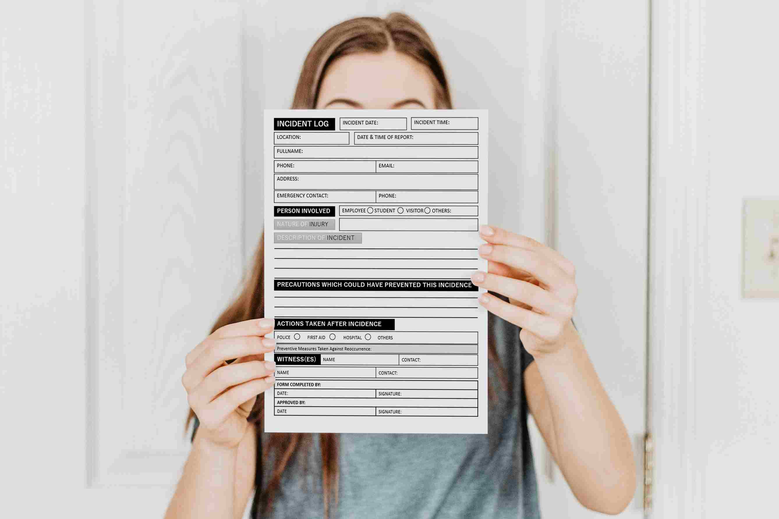 Accident Report Form Template 